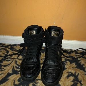 Puma Sky II High Shoes in Black